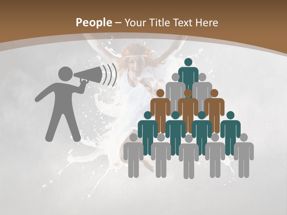 Tiptoe Mid Air Elegance PowerPoint Template