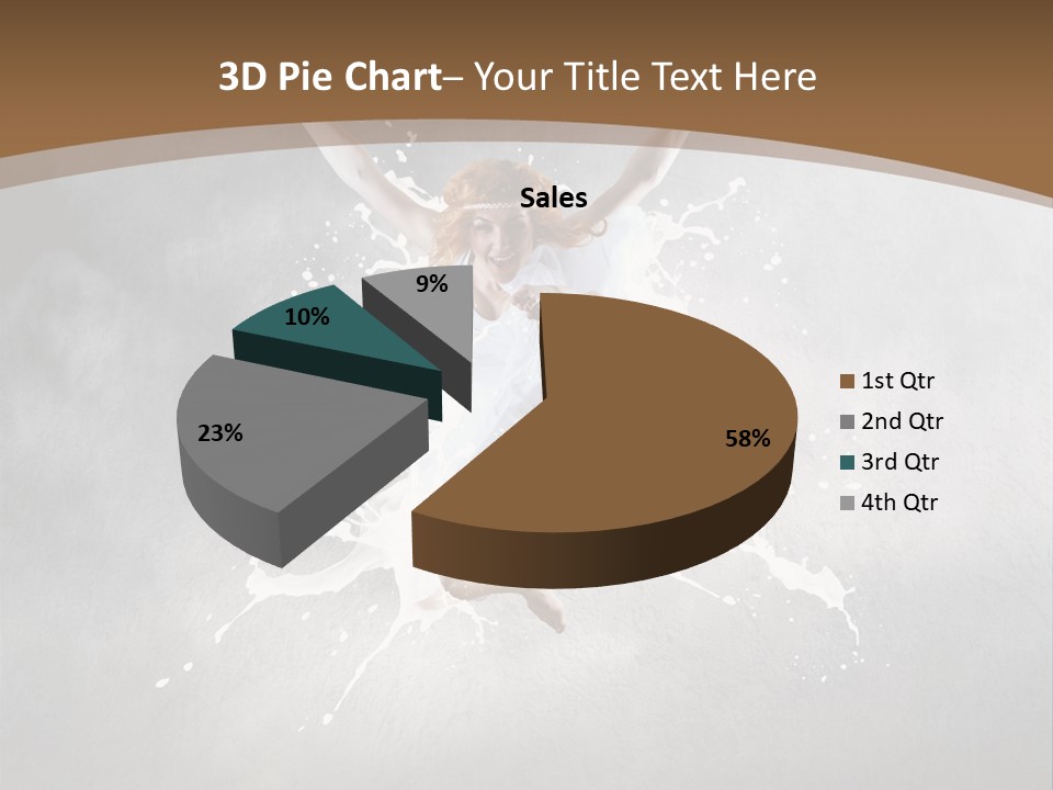 Tiptoe Mid Air Elegance PowerPoint Template