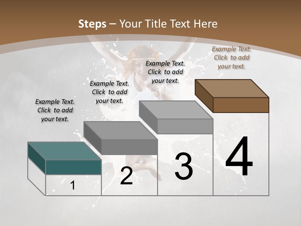 Tiptoe Mid Air Elegance PowerPoint Template