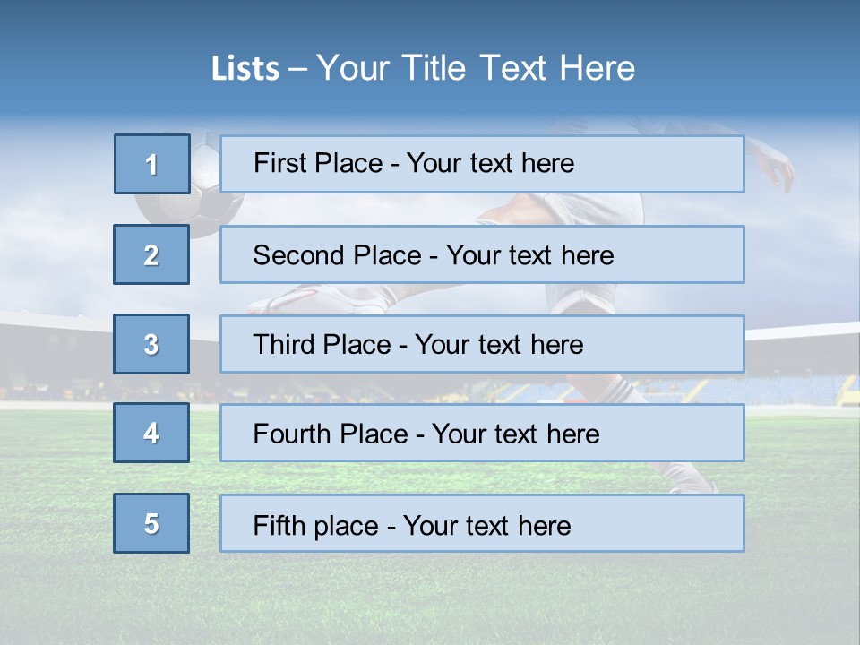 Team Seat Shoot PowerPoint Template