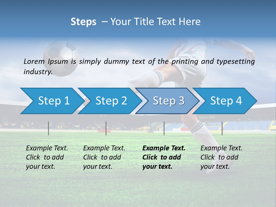 Team Seat Shoot PowerPoint Template