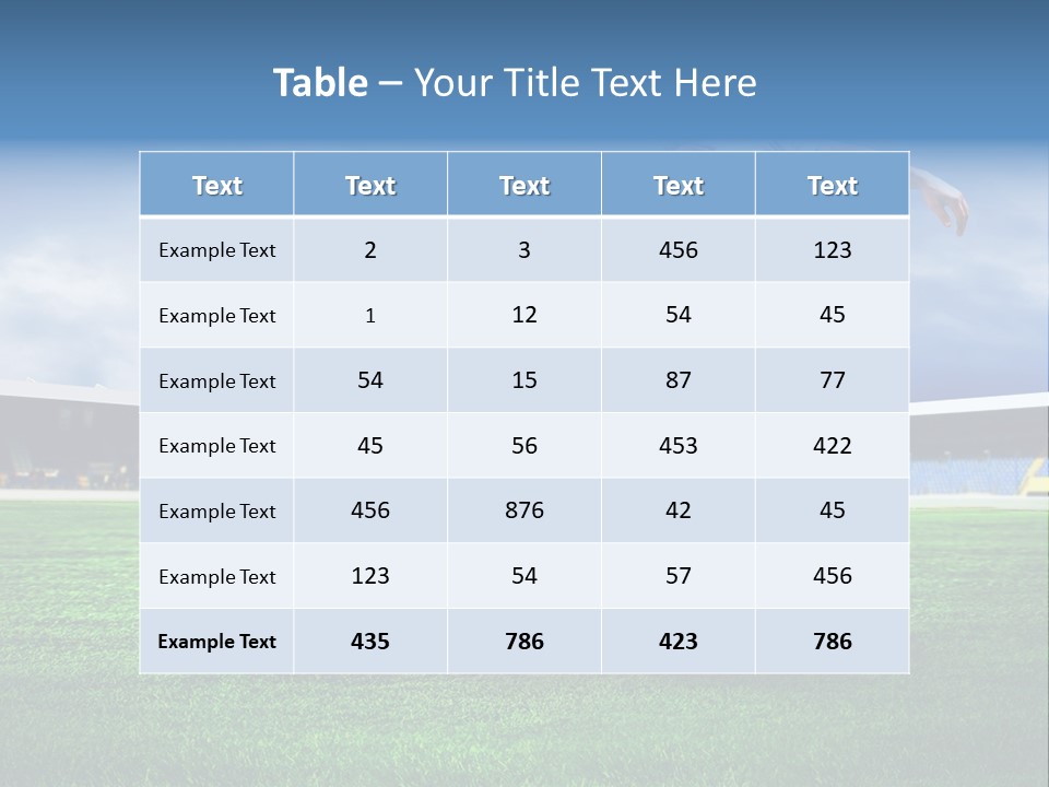 Team Seat Shoot PowerPoint Template