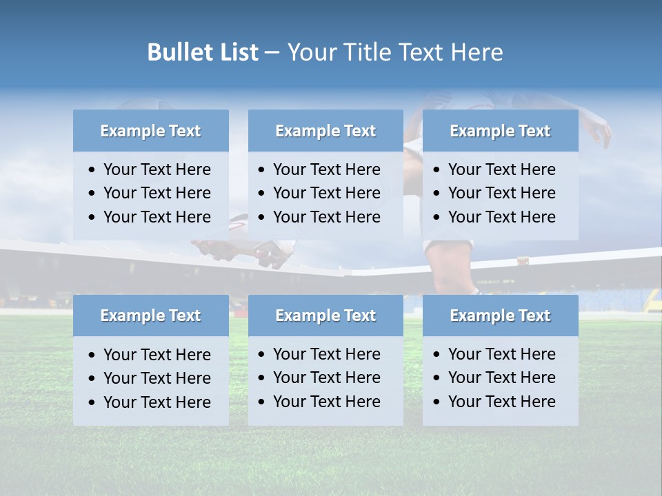 Team Seat Shoot PowerPoint Template