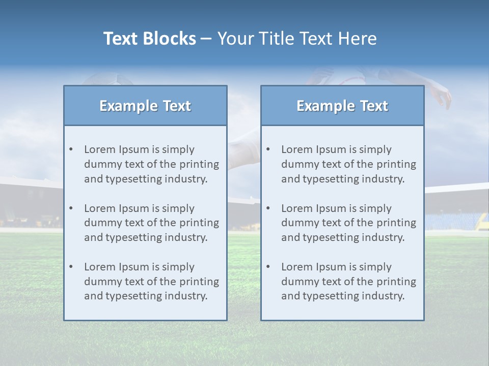 Team Seat Shoot PowerPoint Template