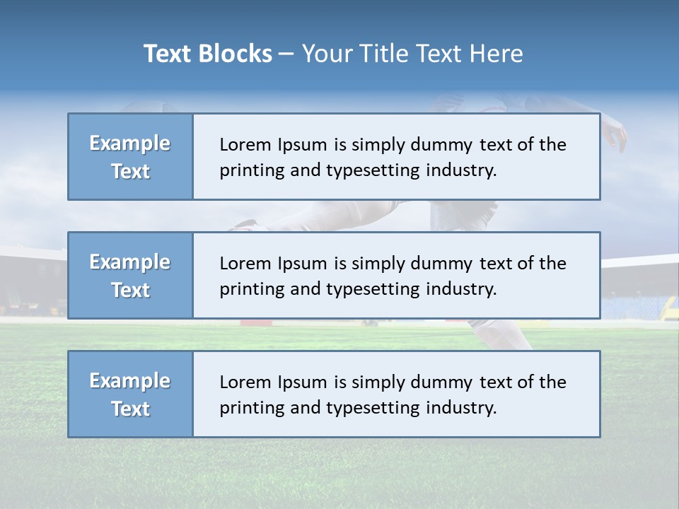Team Seat Shoot PowerPoint Template