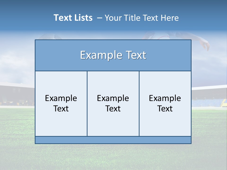 Team Seat Shoot PowerPoint Template