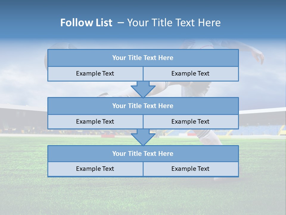 Team Seat Shoot PowerPoint Template