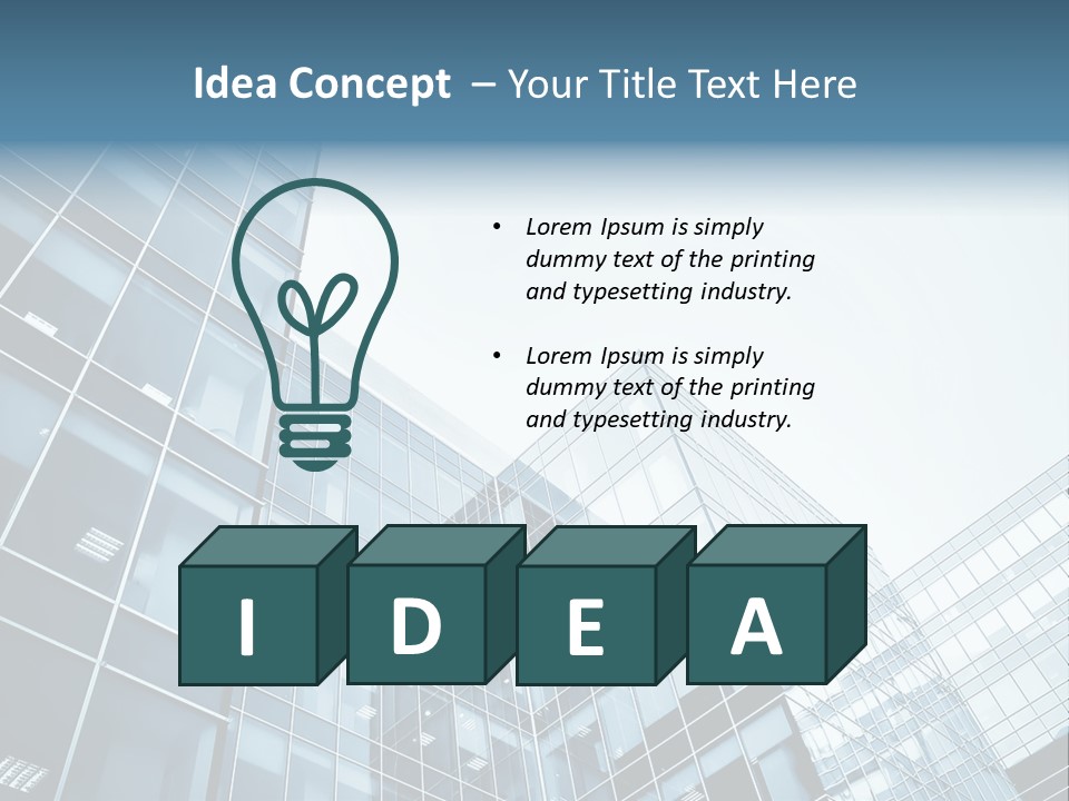 Black Silhouette Future PowerPoint Template