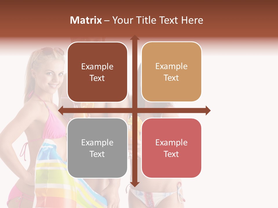 Happiness Female Girl PowerPoint Template