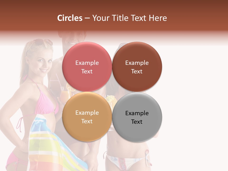 Happiness Female Girl PowerPoint Template