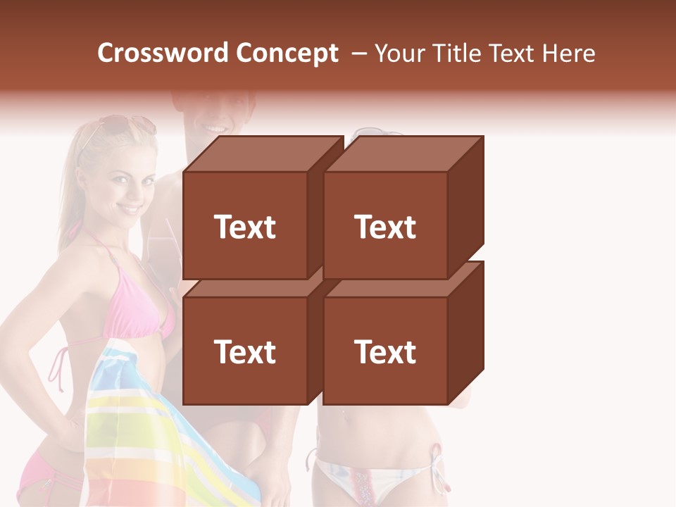 Happiness Female Girl PowerPoint Template