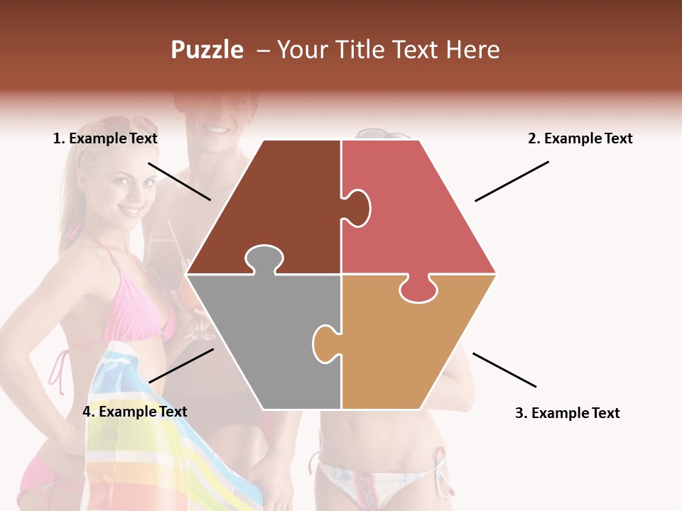 Happiness Female Girl PowerPoint Template