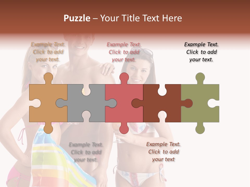 Happiness Female Girl PowerPoint Template