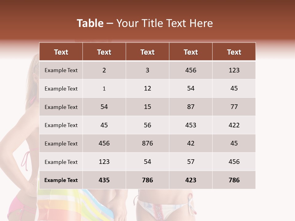 Happiness Female Girl PowerPoint Template