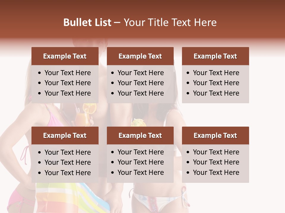 Happiness Female Girl PowerPoint Template