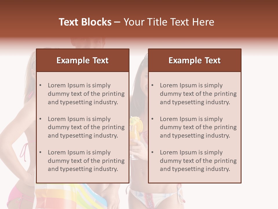 Happiness Female Girl PowerPoint Template