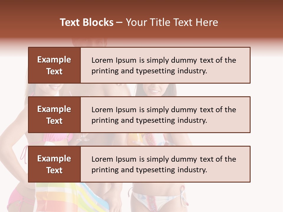 Happiness Female Girl PowerPoint Template