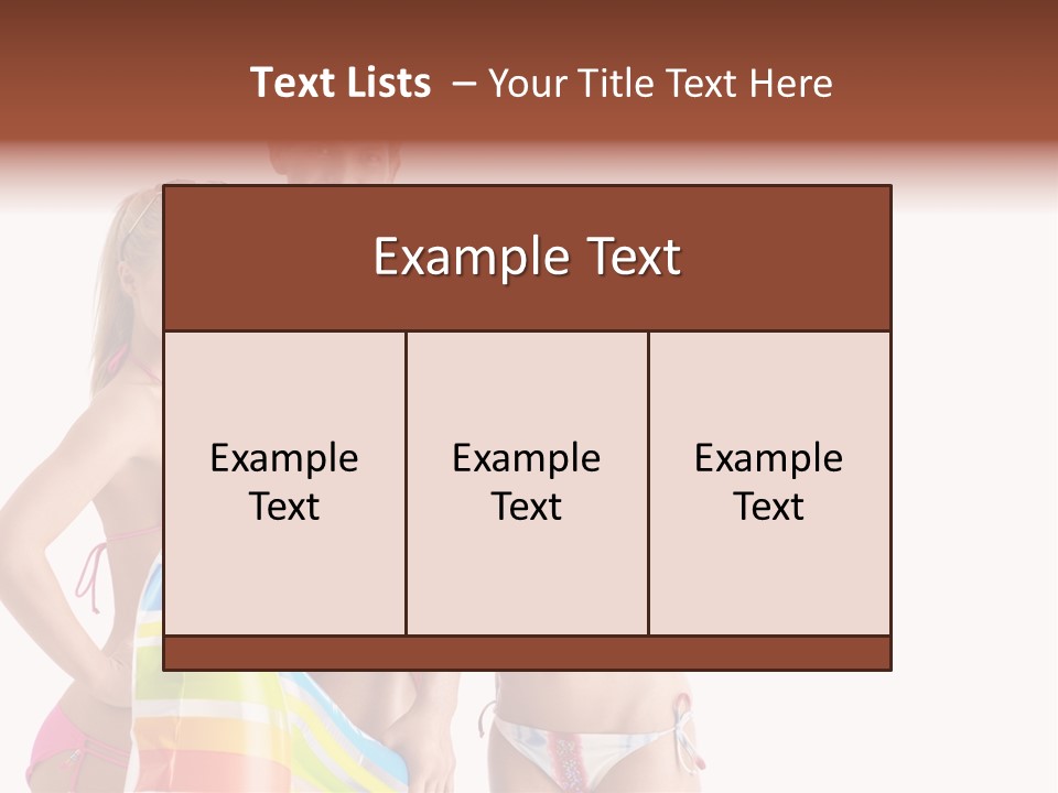 Happiness Female Girl PowerPoint Template