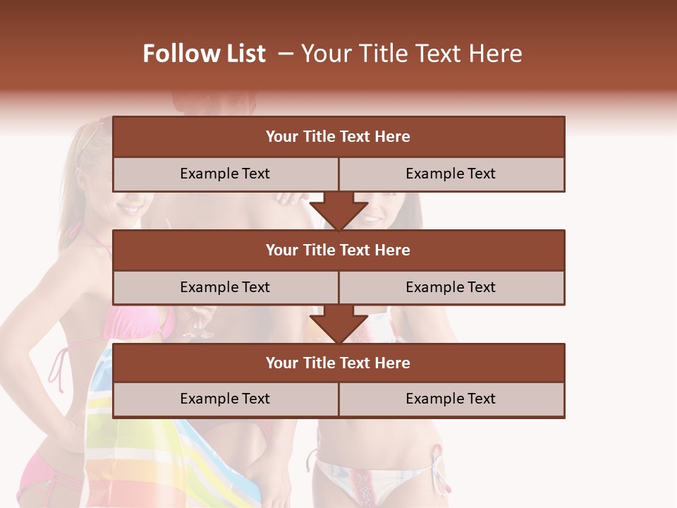 Happiness Female Girl PowerPoint Template