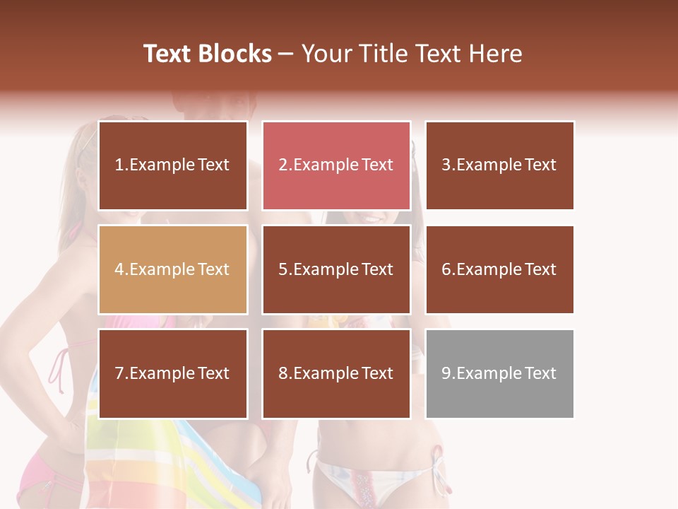 Happiness Female Girl PowerPoint Template