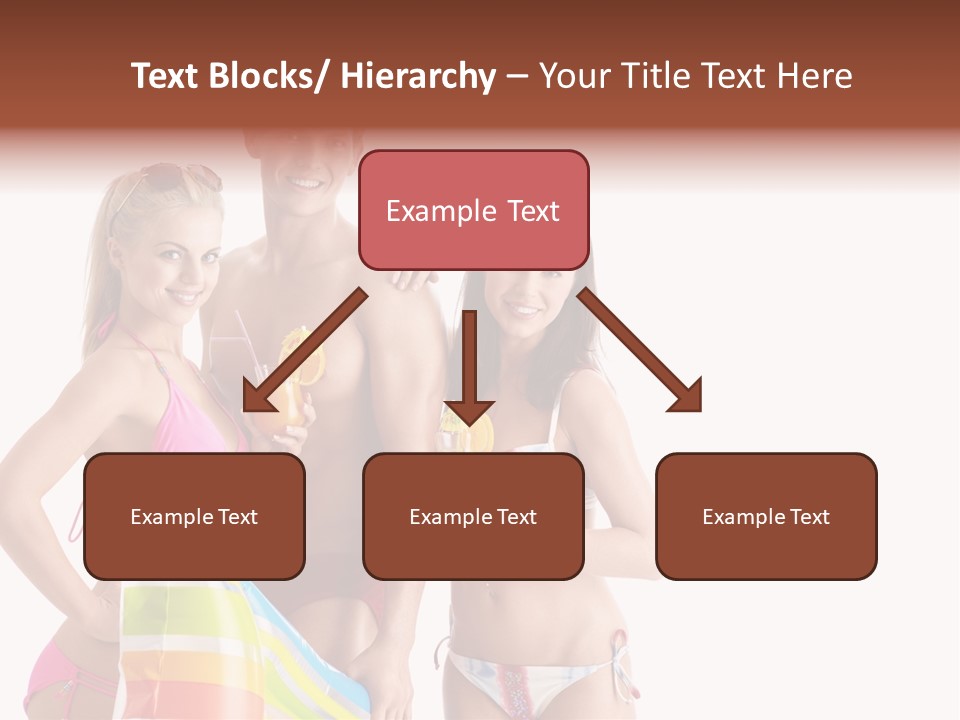 Happiness Female Girl PowerPoint Template