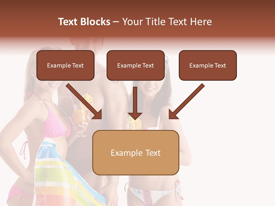 Happiness Female Girl PowerPoint Template