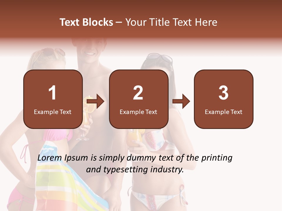 Happiness Female Girl PowerPoint Template