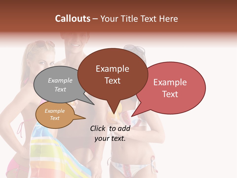 Happiness Female Girl PowerPoint Template