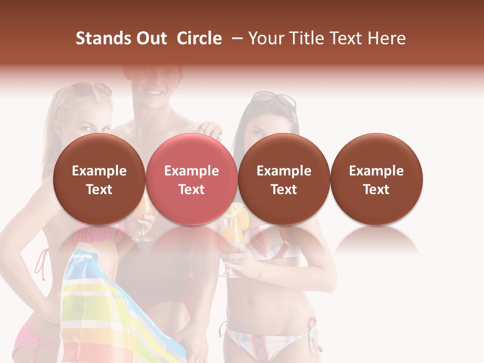 Happiness Female Girl PowerPoint Template