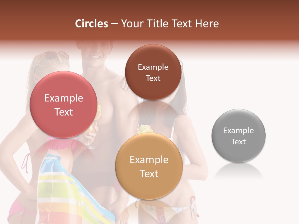 Happiness Female Girl PowerPoint Template