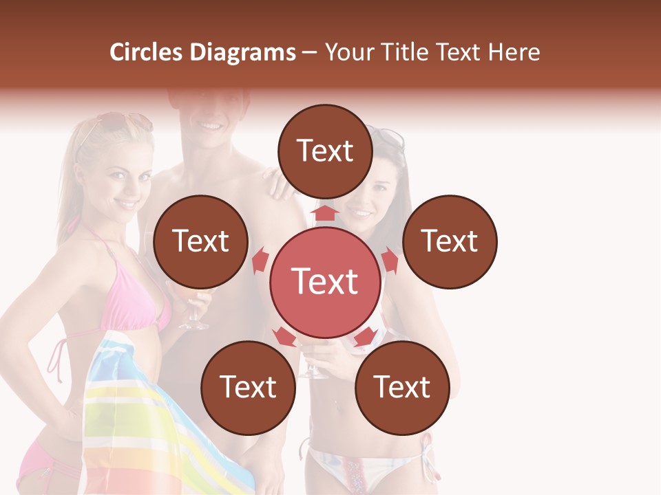 Happiness Female Girl PowerPoint Template