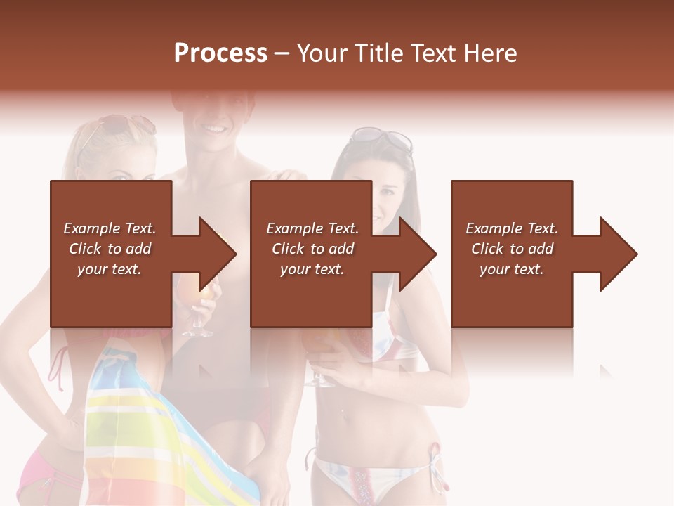 Happiness Female Girl PowerPoint Template