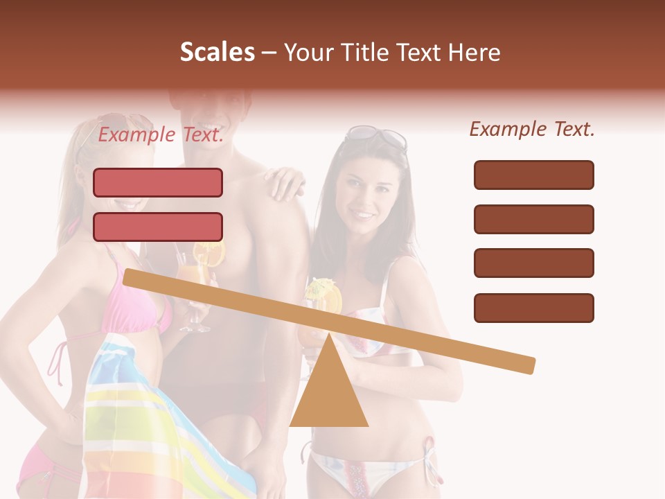 Happiness Female Girl PowerPoint Template