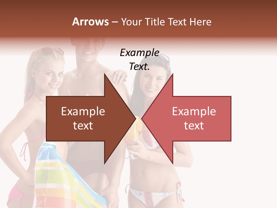 Happiness Female Girl PowerPoint Template