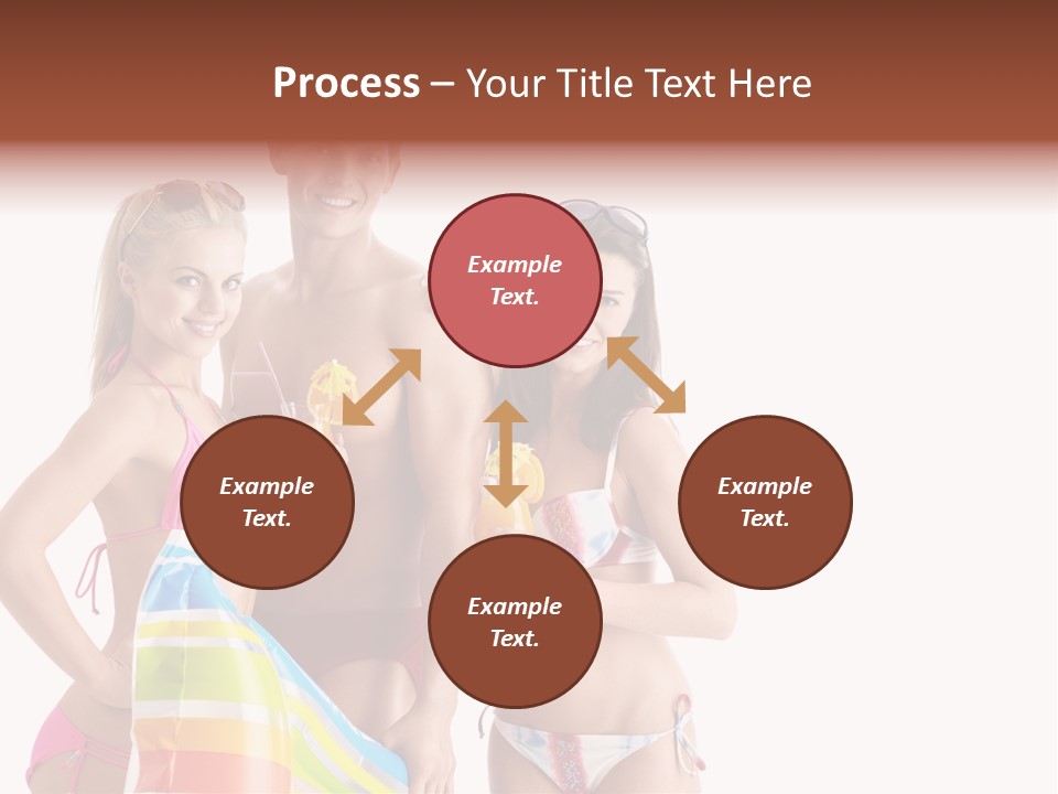 Happiness Female Girl PowerPoint Template