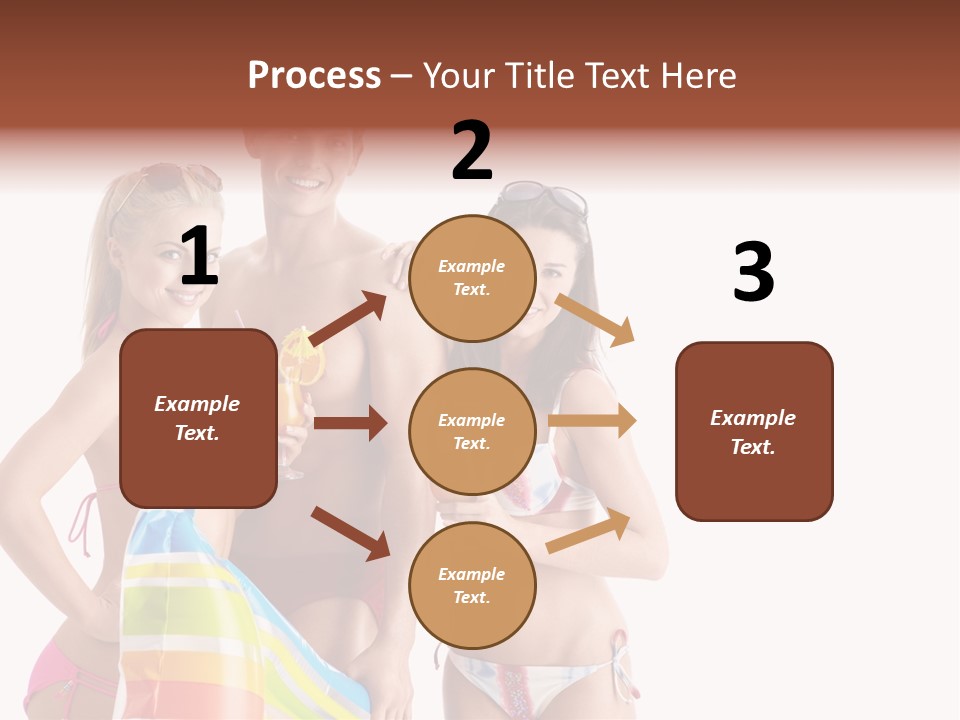 Happiness Female Girl PowerPoint Template