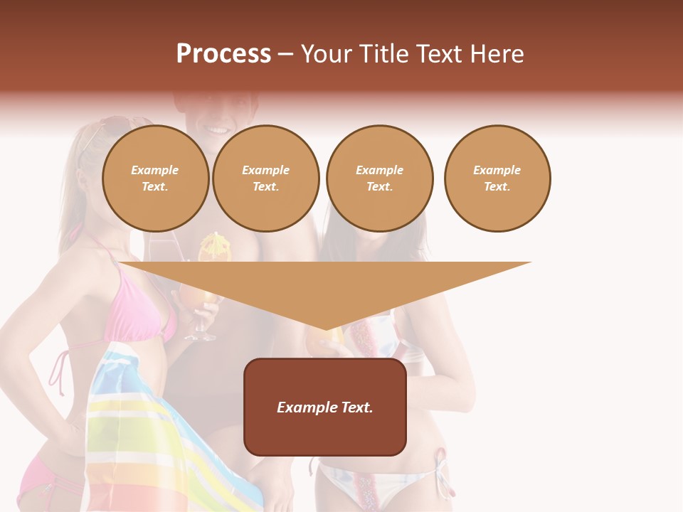 Happiness Female Girl PowerPoint Template