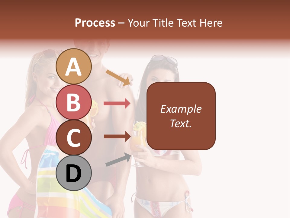 Happiness Female Girl PowerPoint Template