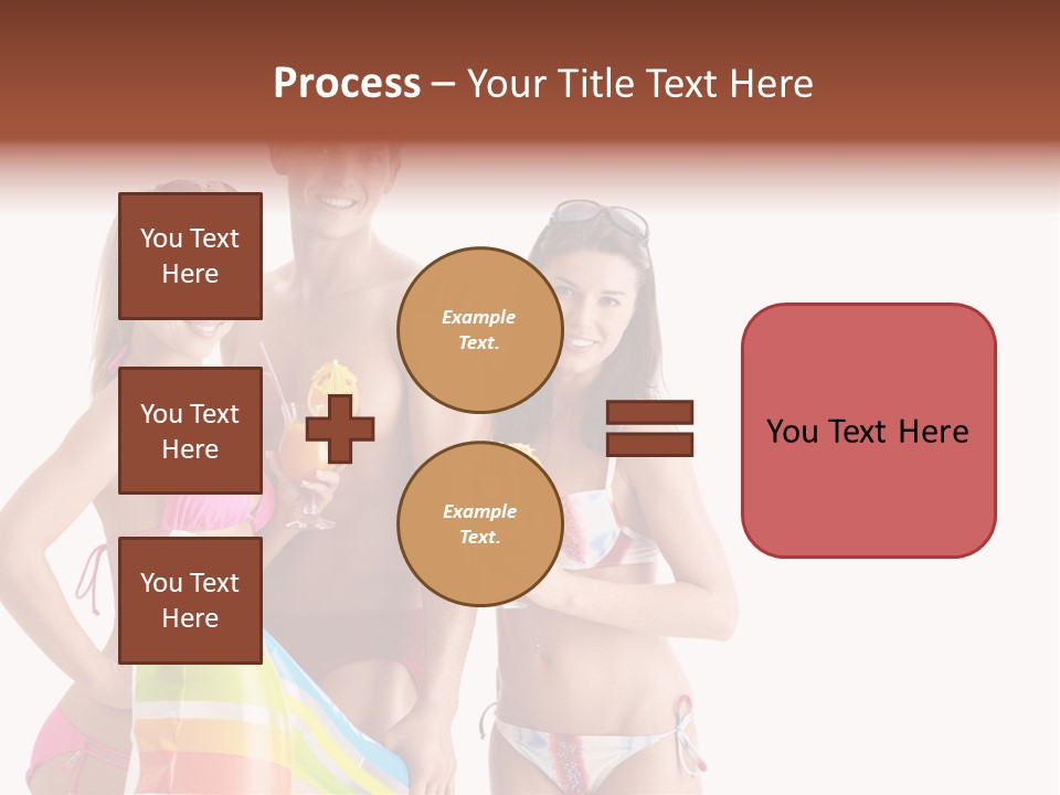 Happiness Female Girl PowerPoint Template