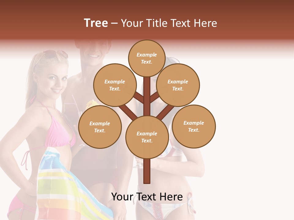 Happiness Female Girl PowerPoint Template