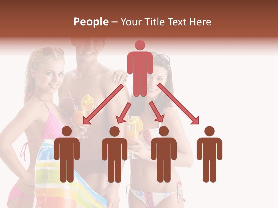 Happiness Female Girl PowerPoint Template