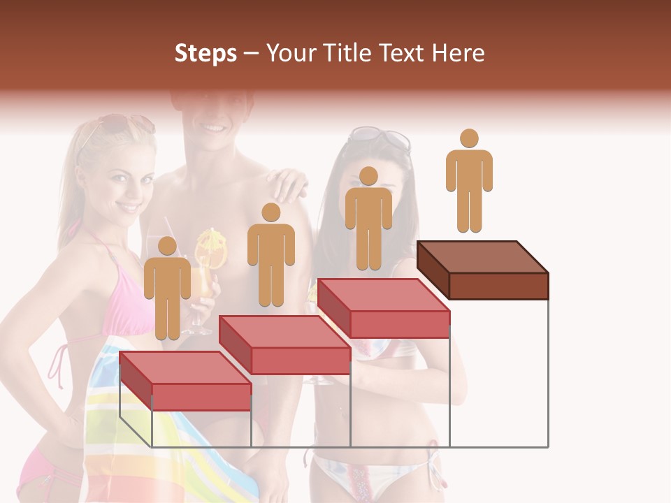 Happiness Female Girl PowerPoint Template