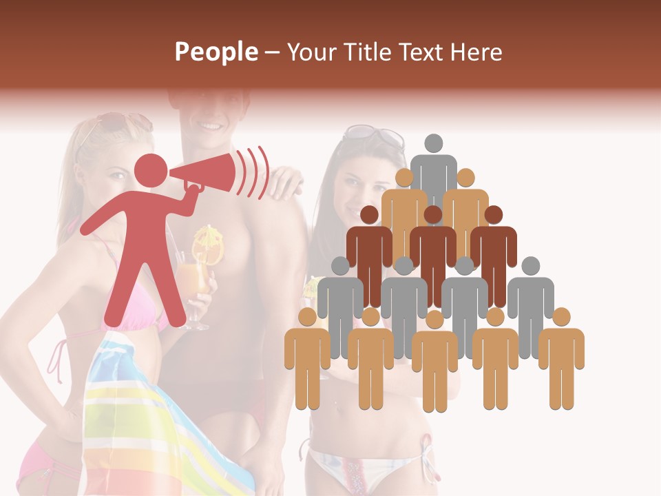 Happiness Female Girl PowerPoint Template