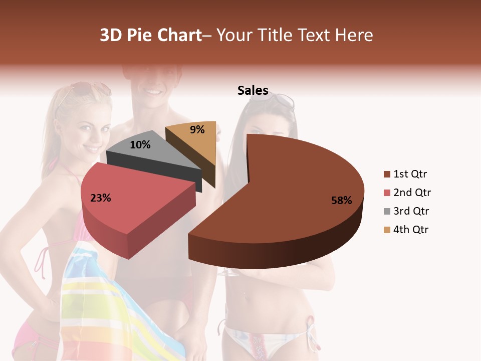 Happiness Female Girl PowerPoint Template