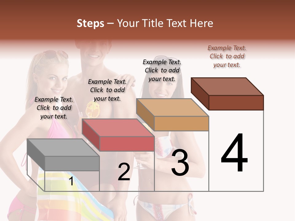 Happiness Female Girl PowerPoint Template