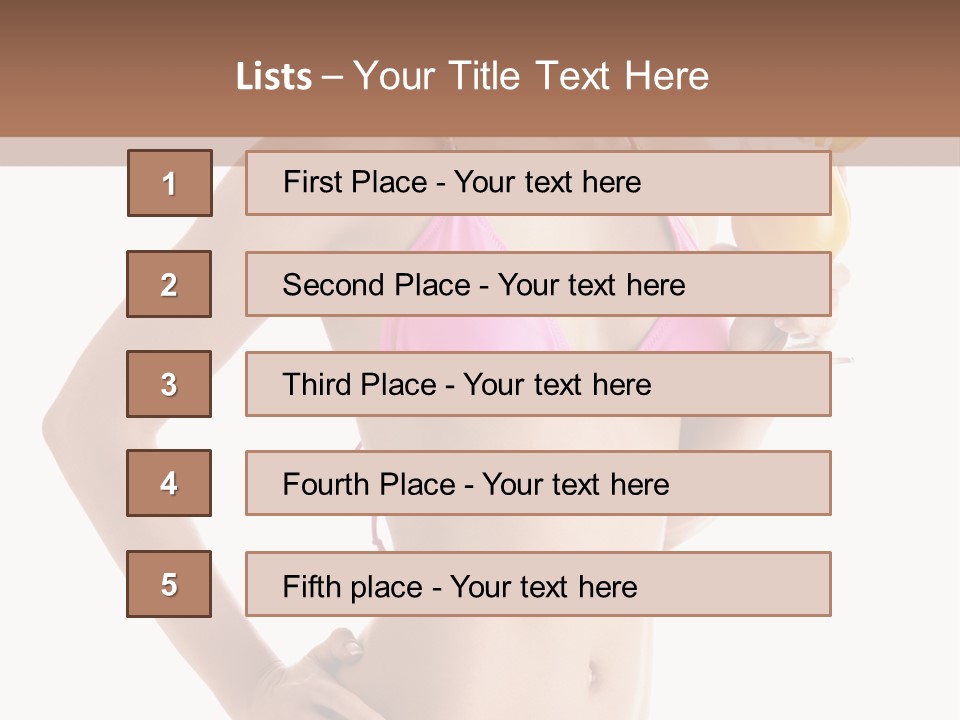 Colour Umbrella Fresh PowerPoint Template