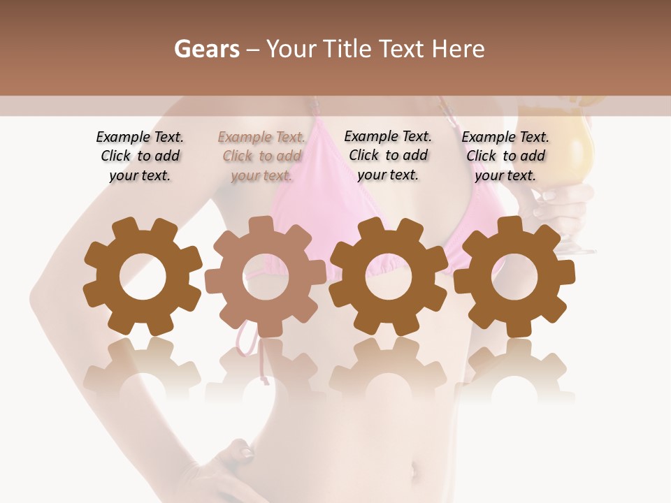 Colour Umbrella Fresh PowerPoint Template