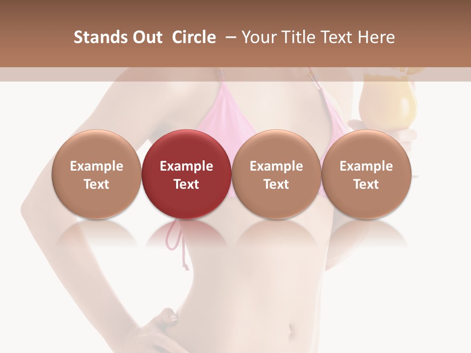 Colour Umbrella Fresh PowerPoint Template