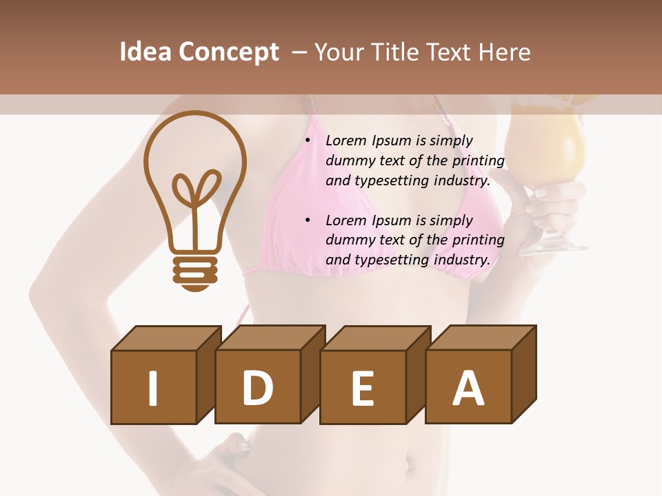 Colour Umbrella Fresh PowerPoint Template