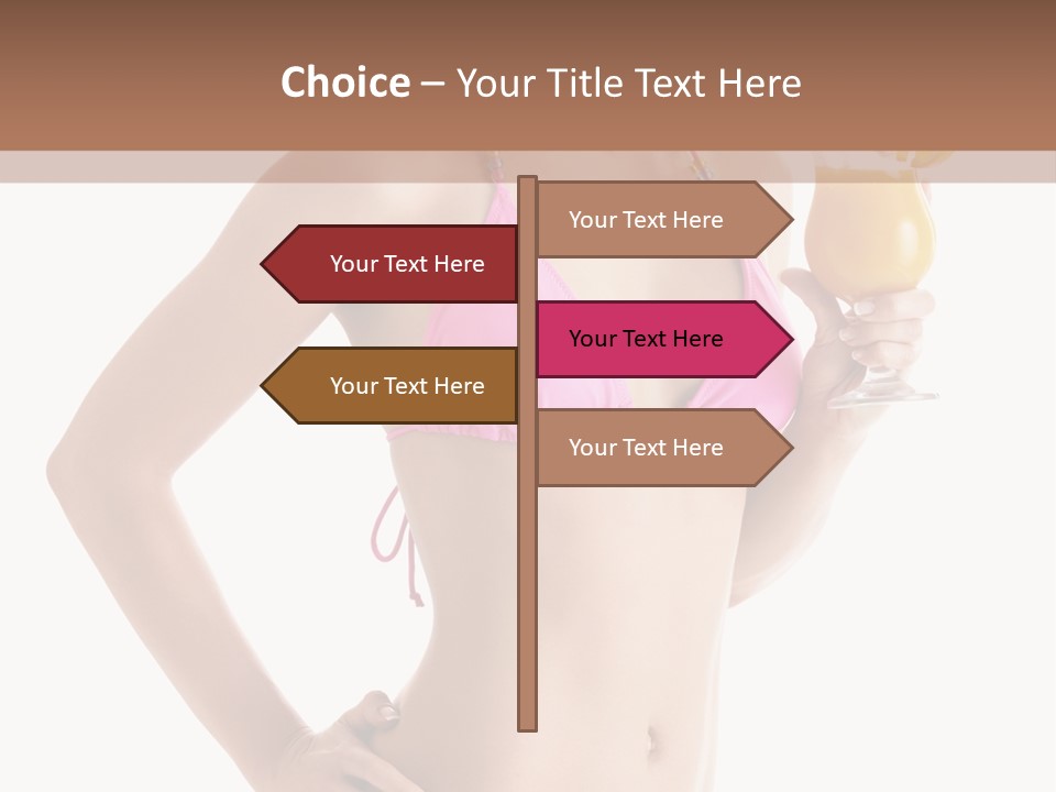 Colour Umbrella Fresh PowerPoint Template